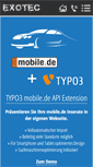 Mobile Screenshot of exotec.de